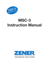 Zener MSC-3 User manual