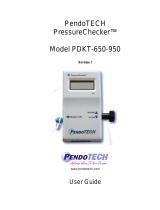 PendoTECH PressureChecker PDKT-650-905 User manual