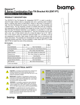 Biamp Desono™ E Series Combination Pan-Tilt Bracket Kit (ENT-PT) Installation & Operation Guide