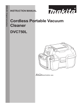 Makita DVC750L User manual