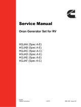 CUMMINS Onan 5.5 HGJAE User manual