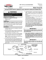 Lennox V8DRNP-04 (12A57) Water Pump Kit Installation guide