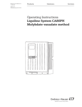 Endres+Hauser Liquiline System CA80PH Operating instructions