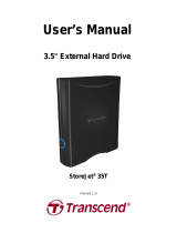 Transcend StoreJet 35T 1TB User manual