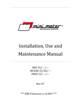 Minimotors MCDBS 55/50 Series Installation, Use And Maintenance Manual