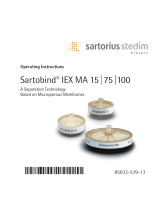 Sartorius Sartobind IEX MA 100 Operating Instructions Manual