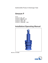 KSB Amacan P 1200-870 Installation & Operating Manual