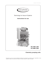 vacuubrand PC 600 LAN Instructions For Use Manual