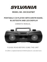 Sylvania SRCD1075BT Owner's manual