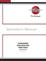 Hardi COMMANDER 5500 Instruction book
