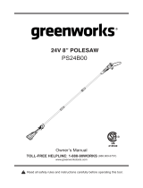 Greenworks PS24B00 Owner's manual