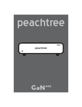 Peachtree Audio GaN400 User manual
