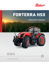 Zetor FORTERRA HSX 140 User manual