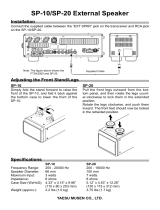 YAESU SP-10 Installation guide