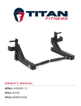 Titan Fitness T-2 Series Dip Bars User manual