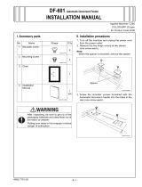 Konica Minolta Df-601 Installation guide
