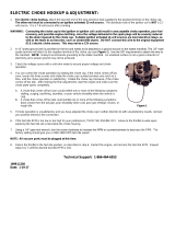 Holley FR-4779CE Operating instructions