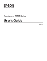 Epson ACULASER MX14 User manual