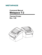 Metapace T-2 Command Manual