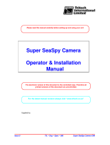 Tritech Super SeaSpy PCAM1Z-S Operator's & Installation Manual