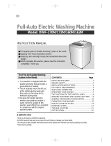 Daewoo DWF-172M User manual