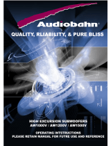 AudioBahn AW1500V Operating Instructions Manual