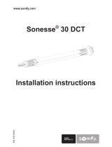 Somfy Sonesse 30 DCT Installation Instructions Manual