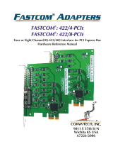 CommTech Fastcom 422/8-PCIe Reference guide