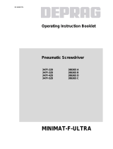 Deprag 347F-228 Operating Instructions Manual