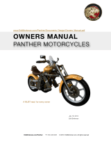 Panther R-Bike Owner's manual