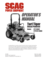 Scag Power Equipment Turf Tiger Diesel Powered STT-28CAT User manual