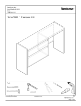 Steelcase Series 9000 Kneespace Unit Assembly Instructions