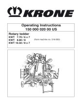 Krone KWT 7.70/6 x 7, KWT 8.80/8, KWT 10.50/8 x 7 Operating instructions