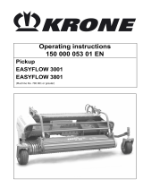 Krone EasyFlow 3001_3801 Operating instructions