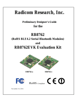 Radicom Research K7T-RB8762 User manual