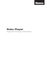 Roku TC2-RCB6 User manual