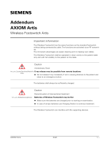 Siemens Medical Solutions S5H-WFSW User manual