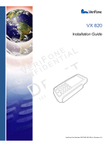 VeriFone VX 820 User manual