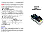 XAC Automation MQT-FD35GT User manual