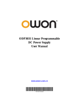 OWON ODP3031 programmable DC power supply User manual