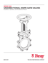 Bray Series 940 Unidirectional Knife Gate Valve Owner's manual