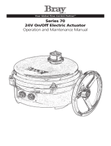 Bray Electric Actuators Series 70-24V Owner's manual