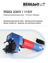 BEHAbelt RS02 Friction welder User manual