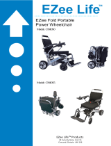 EZee Life CH4050 G1 EZee Fold Power Wheelchairs User manual