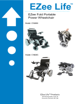 EZee Life CH4060 G1 EZee Fold Power Wheelchairs User manual