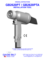 Gage Bilt GB2620PT User manual