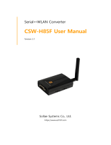 Sollae Systems CSW-H85F User manual