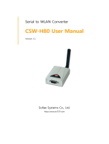 Sollae Systems CSW-H80 User manual