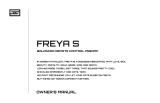 Schiit Freya S User manual