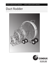 Condux 7/16” Duct Rodders Owner's manual